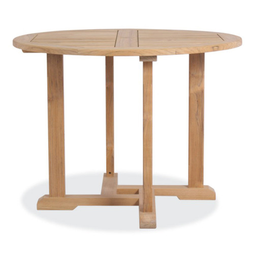 Majestic 39.5" Round Outdoor Teak Dining Table